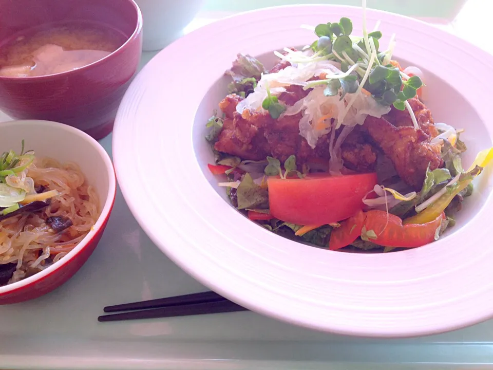 鶏の南蛮焼き？@京都学園大学食|Kunisanoさん