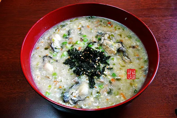 牡蛎粥。。。oyster congee 3|steven z.y.さん