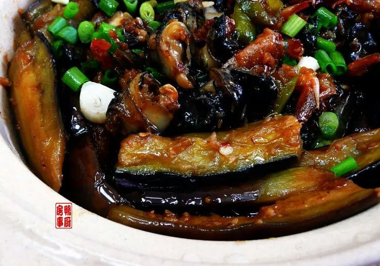 田螺茄煲。。。spicy eggplant with river snails 2|steven z.y.さん