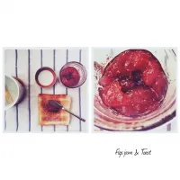 Figs jam and toast|shenglanさん