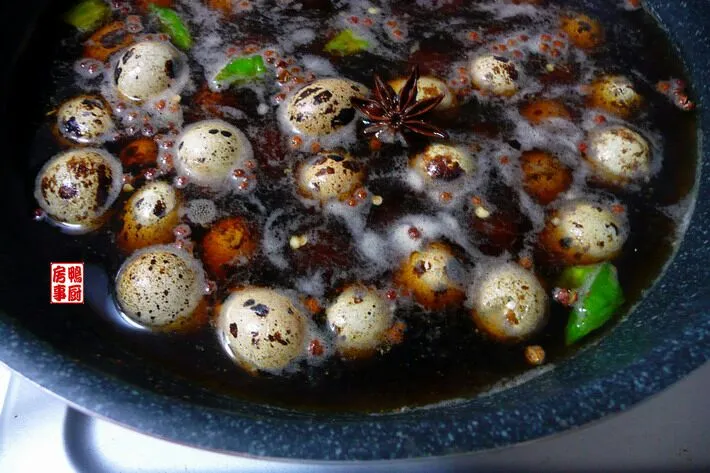 茶叶鹌鹑蛋。。。tea flavor quail eggs 1|steven z.y.さん