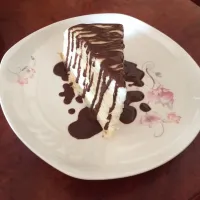 Snapdishの料理写真:Crepe Cake with Chocolate sauce|SweetLollipopさん