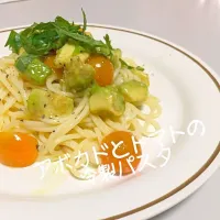 アボカドとトマトの冷製パスタ|mさん