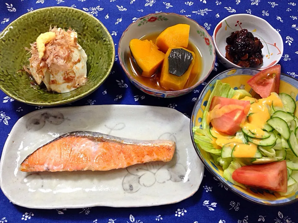 鮭の塩焼き⭐️晩ごはん|ほなさん