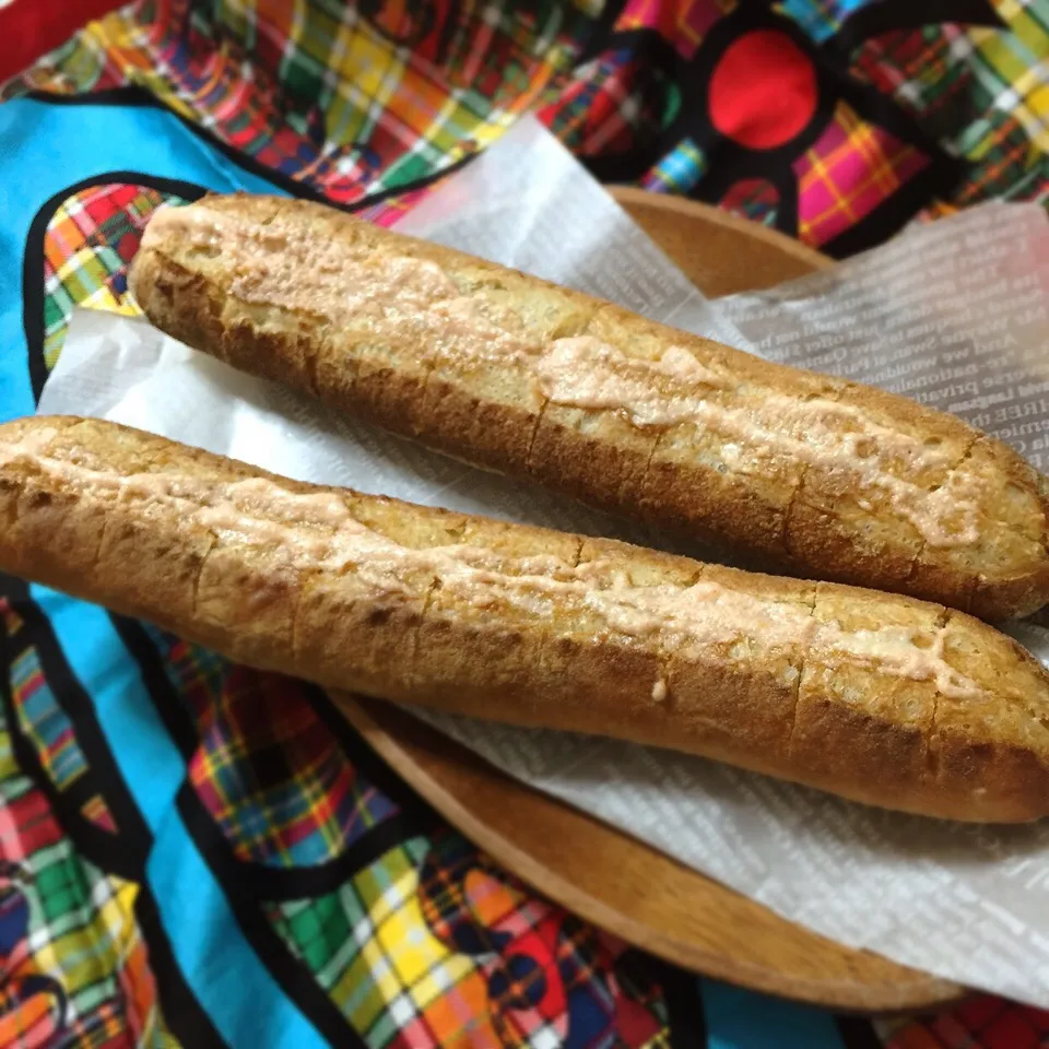 明太フランス焼きました☻|みりんさん