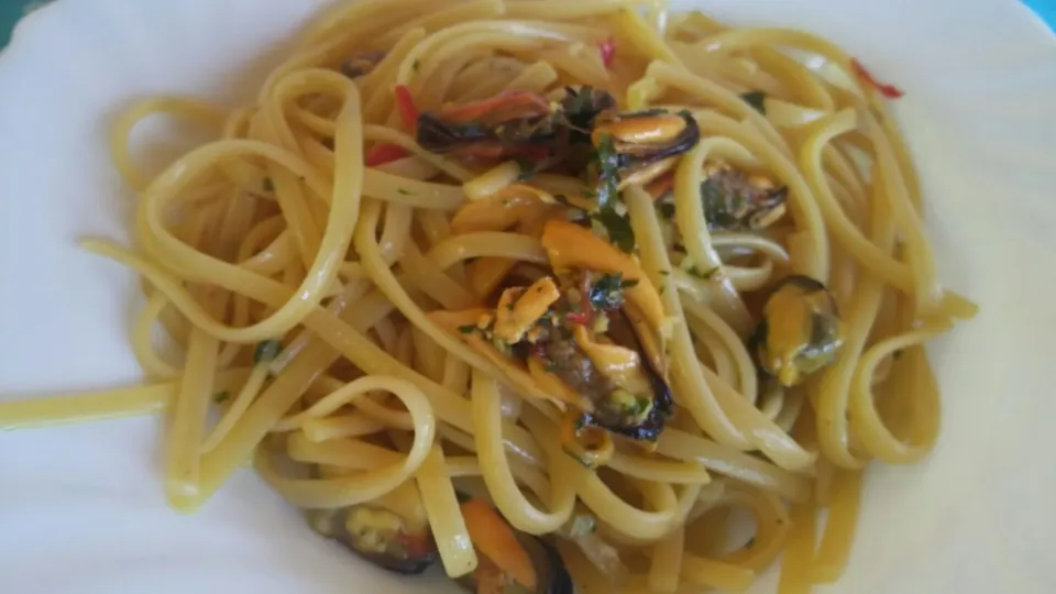 pasta con le cozze|jm gobetさん