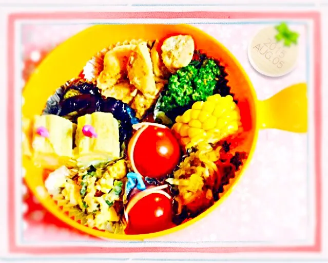 Snapdishの料理写真:ヘルシー弁当|SakuSakuさん