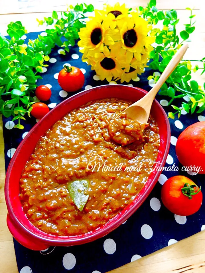 水分はトマトのみ！キーマカレー|ゆりえさん