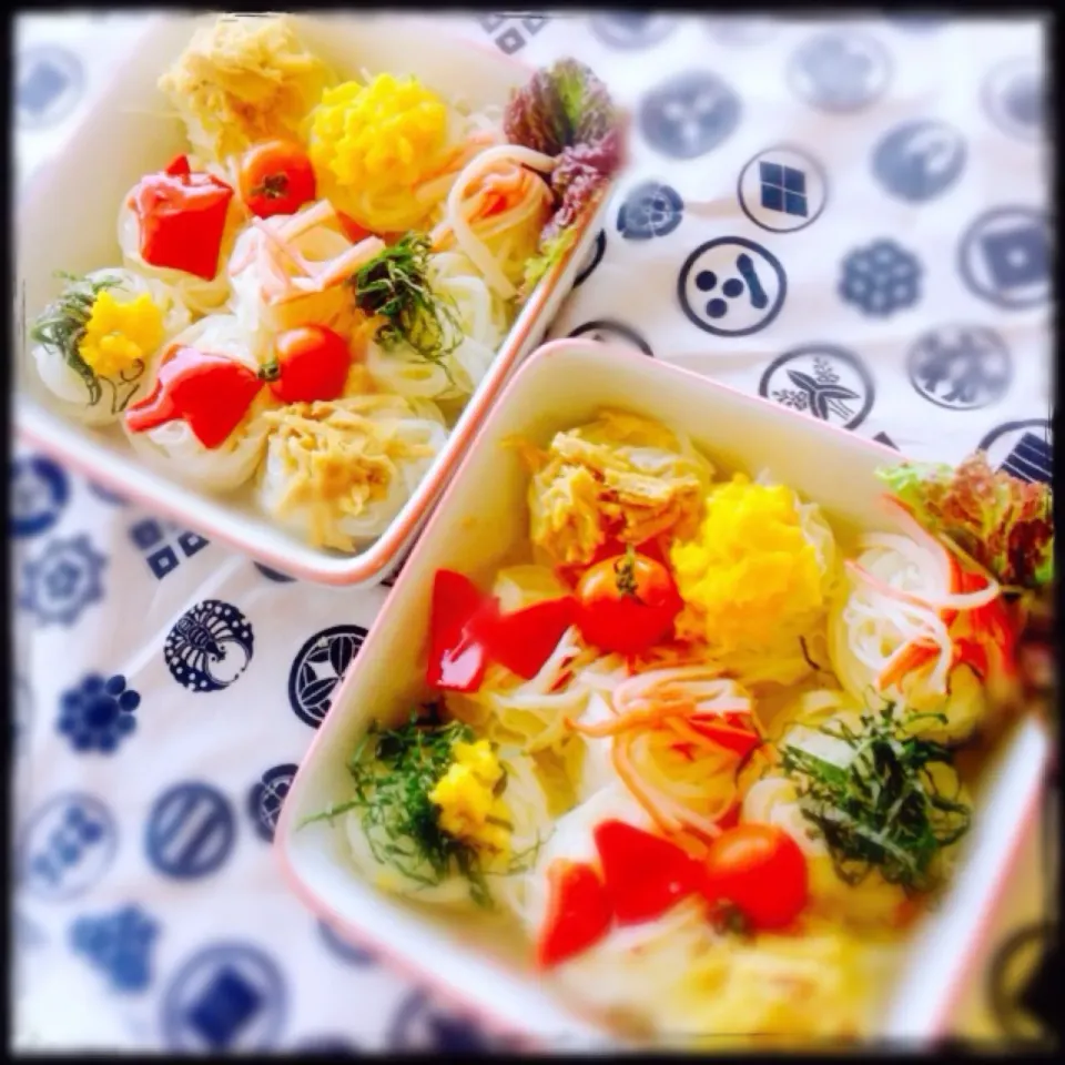 #置きランチ #素麺 #お弁当|usakoさん