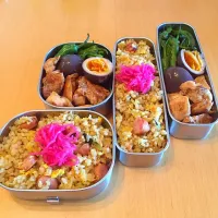 Snapdishの料理写真:Today's bento!|Takeshi Matsuiさん