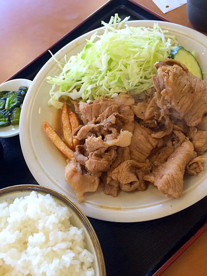 生姜焼き定食|シュンさん