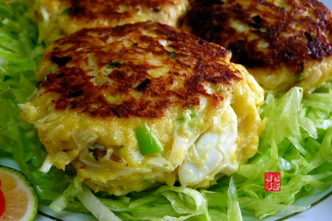 crab cake - pan-fried til golden...|steven z.y.さん