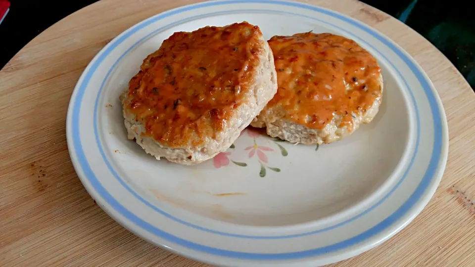 Chicken patty with Honey BBQ  sauce|ibby lerrickさん