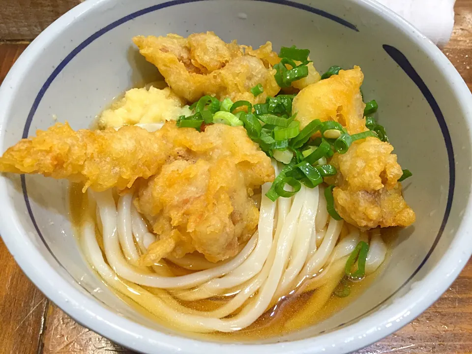 冷し鶏天うどん|マハロ菊池さん