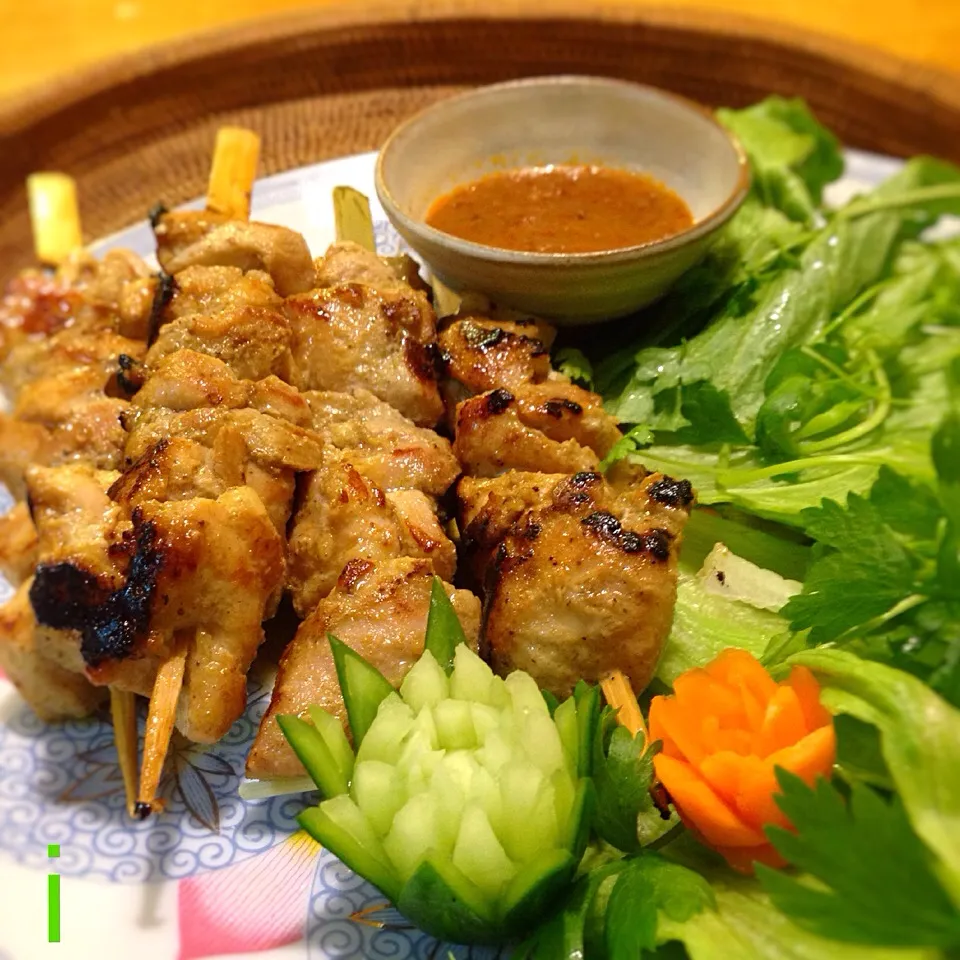 サテー・アヤム 
【sate ayam / chicken satay】|izoomさん