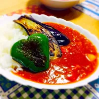 Snapdishの料理写真:トマトカレー🍅|美紀さん