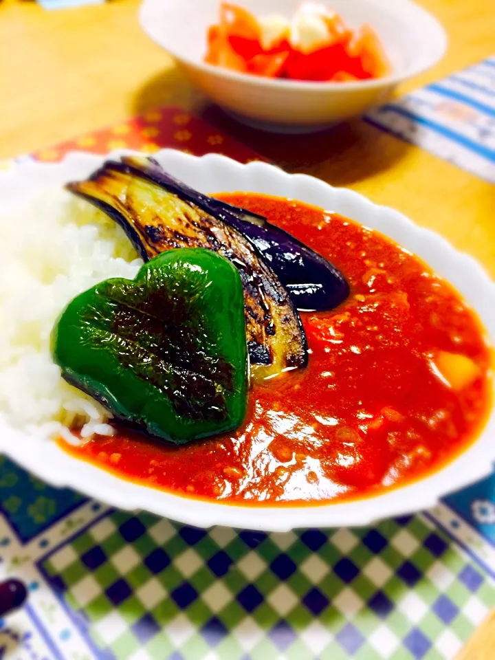 Snapdishの料理写真:トマトカレー🍅|美紀さん