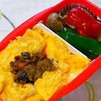 8/6 ドライカレー弁当|オオトモさん