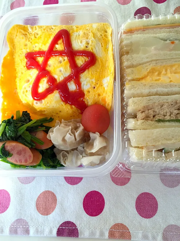 Snapdishの料理写真:２０１５年８月６日 パパのお弁当♡|えり♡さん