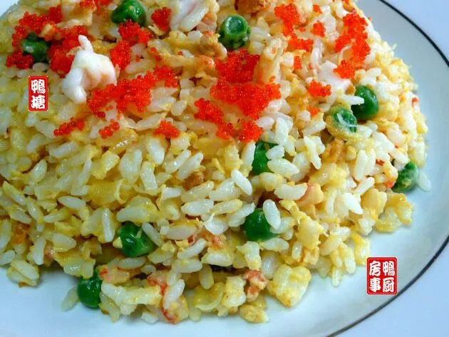 海皇炒饭。。。fried rice with uni, snow crab and prawn 2|steven z.y.さん