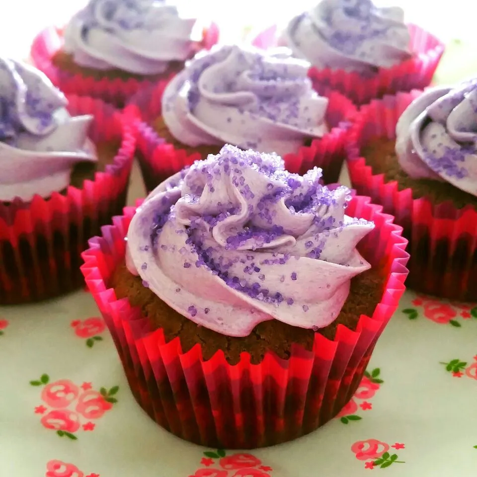 Lavender Fairy Cupcakes|Juneさん