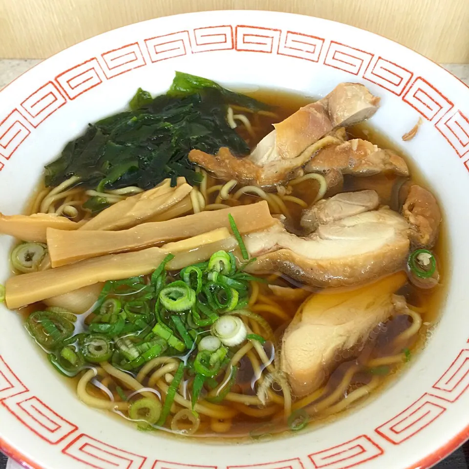 笹岡ラーメン醤油〜〜吉備SA下り〜〜鶏ももチャーシューが美味しかった(*^^*)|マリリン☆さん