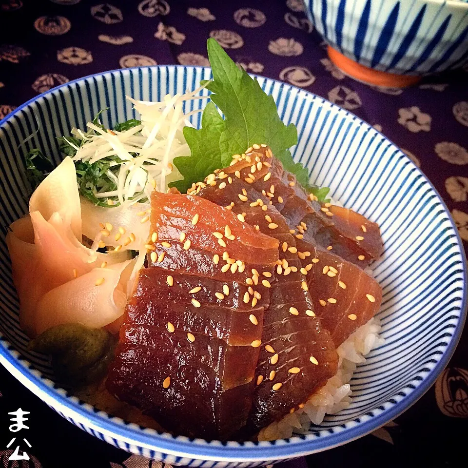 目鉢鮪 漬け丼|まる(丸大豆)さん