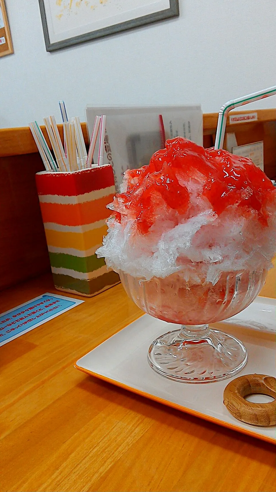 Snapdishの料理写真:果実堂のかきごおり🍧いちご|eriiiiさん