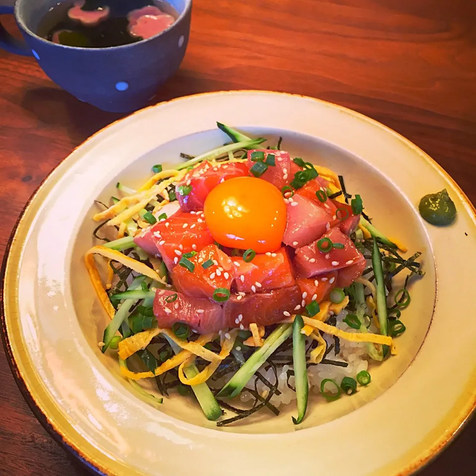 Snapdishの料理写真:りゅうきゅうどん|わるみさん