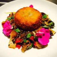 Braised Lamb Croquette w/ smoked eggplant|Myke Eyさん