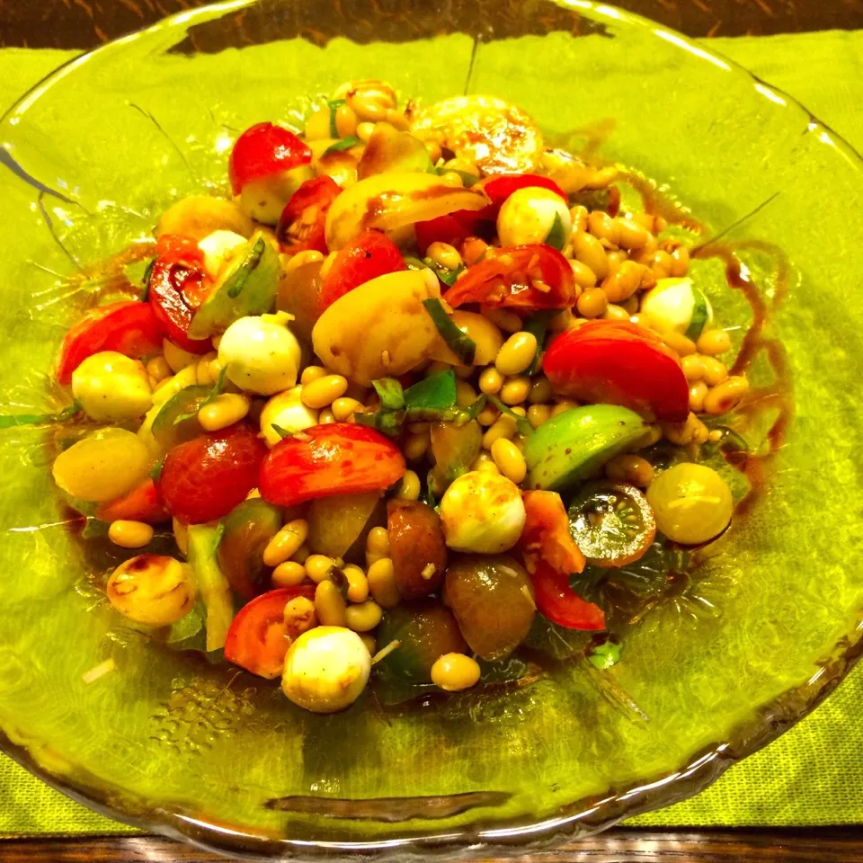 White Bean Caprese Salad|Rarikoさん