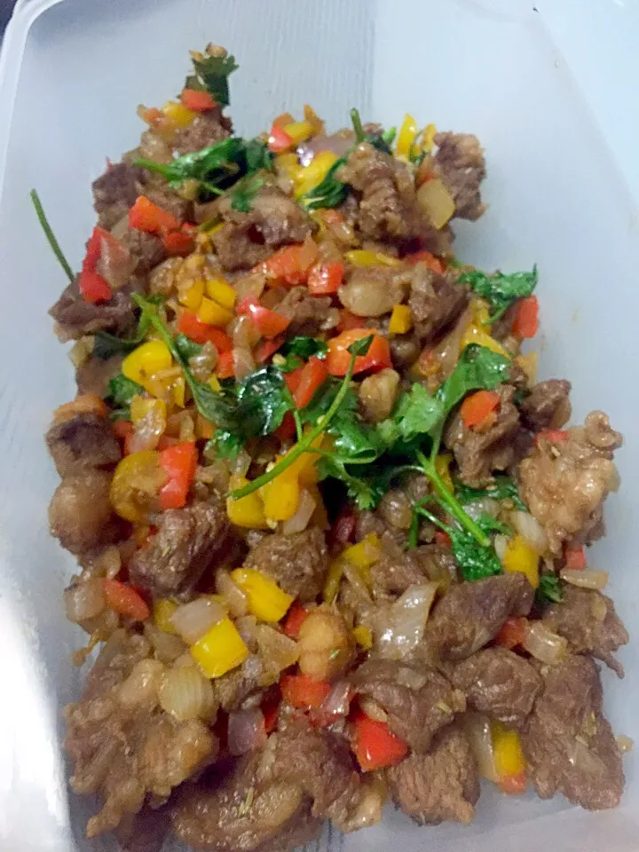 Beef with pepper|bukky danielsさん