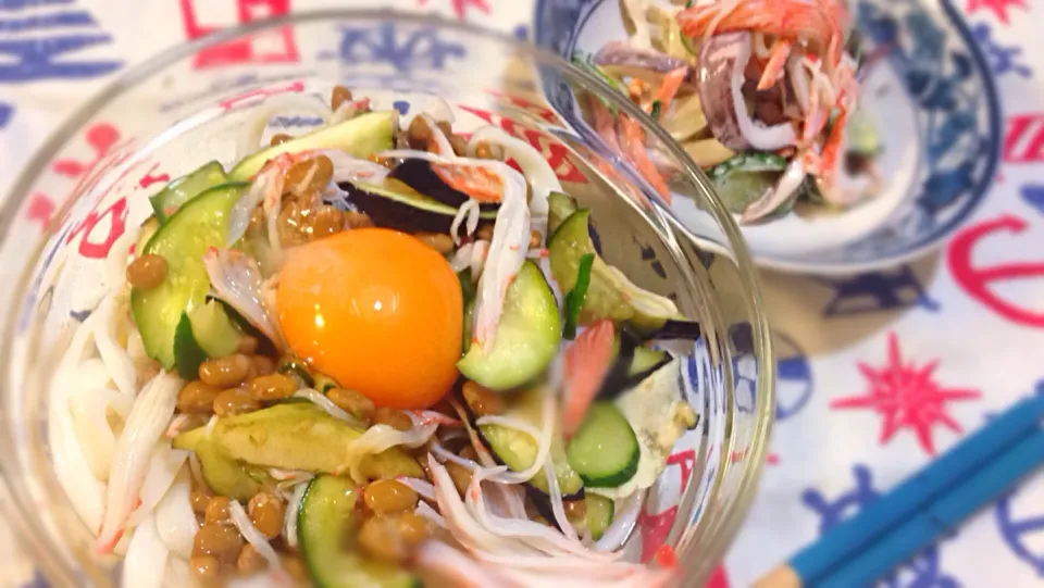 まさきお母さんの【ねばねばうどん】有り合わせ食材で♪|けいちゃん（ももザィル）さん