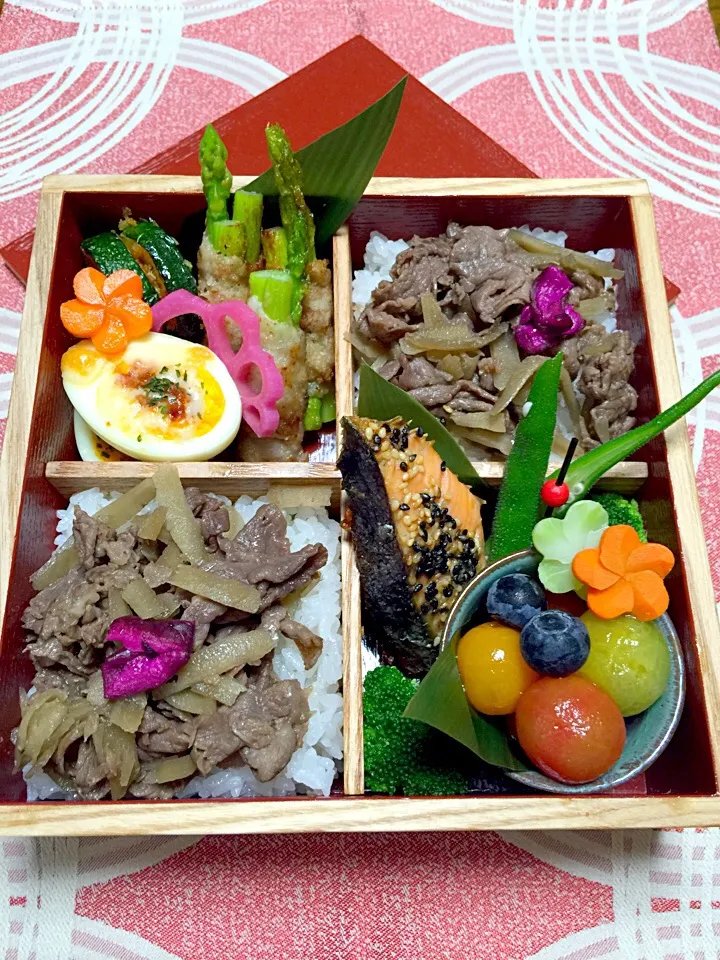 Snapdishの料理写真:金曜日のお弁当💖|Mayumi Konishiさん