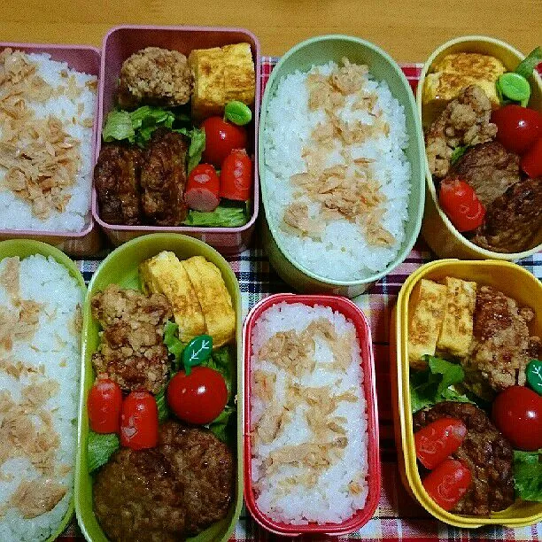 8/7(金)の四人弁当🍱|ふみぃさん