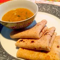 Indian bread with baked lentils|Sriram Raghuramさん