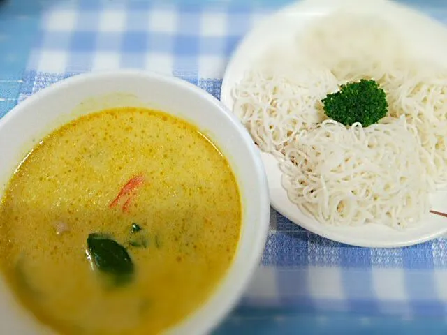 グリーンカレーつけ麺|よっしー(=^ェ^=)さん