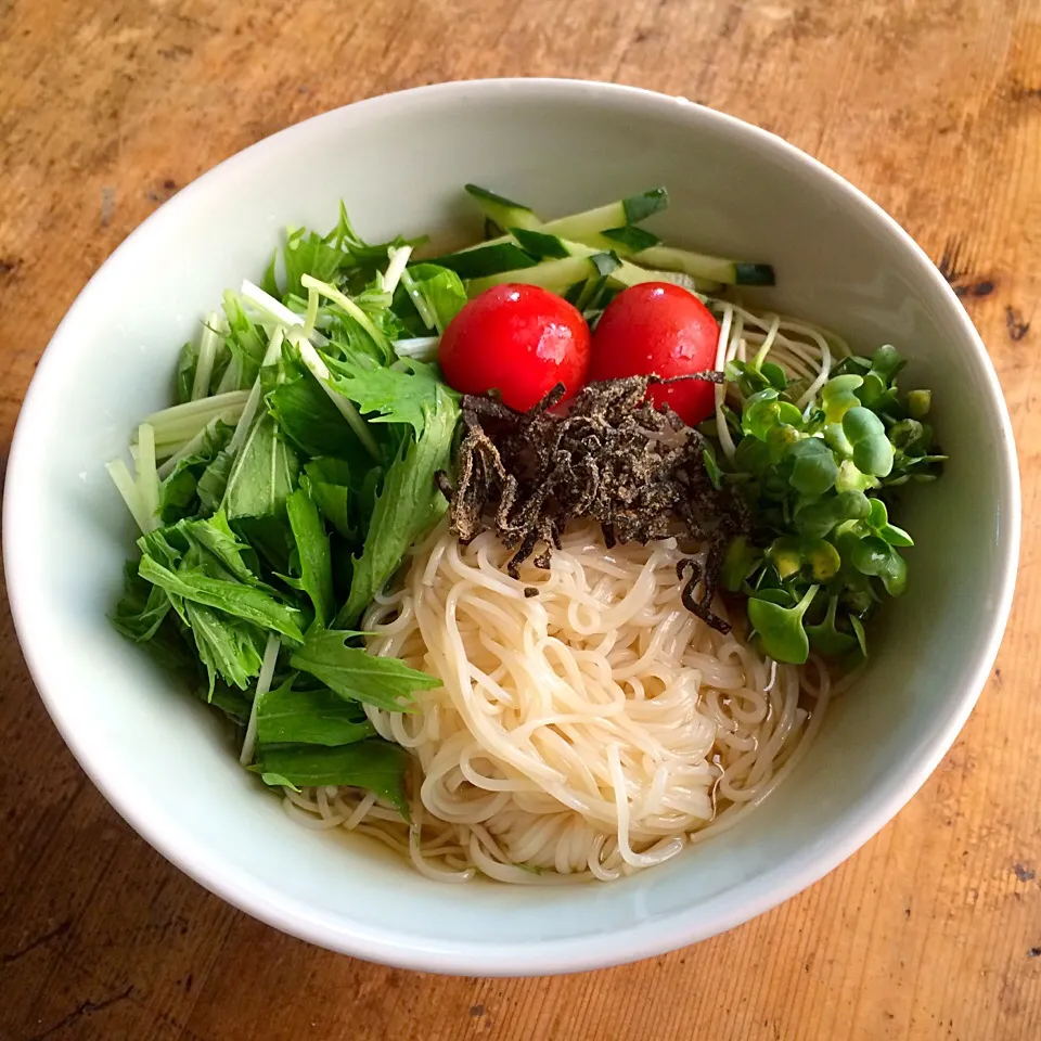 塩昆布と麦茶の素麺‼︎|Yoshinobu Nakagawaさん