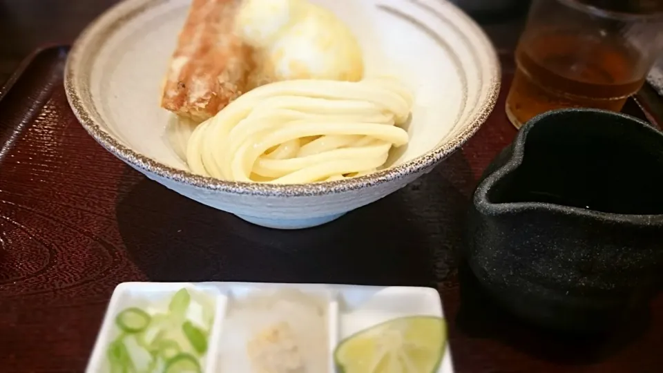 ちく玉天ぶっかけうどん|ようかんさん