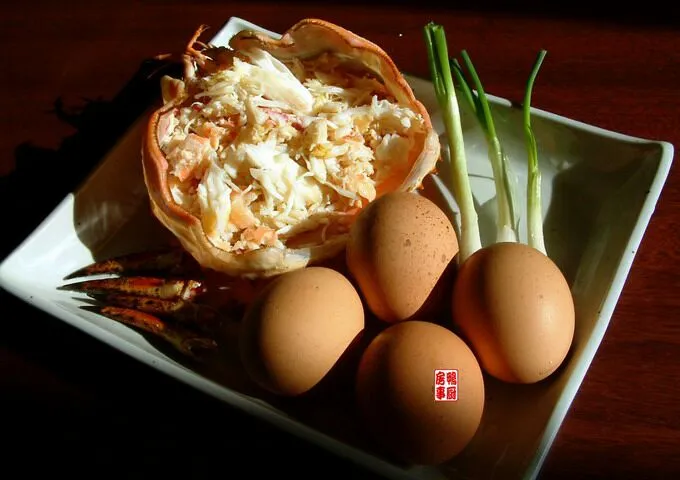 scrambled egg with king crab 1|steven z.y.さん