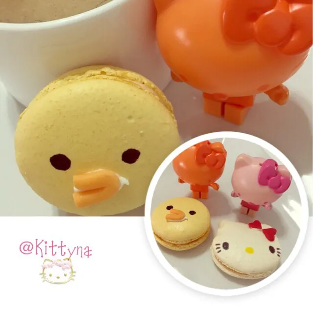 Snapdishの料理写真:🍓🍑ᏟᏌᎢᏋ Macaron 🎀|🎀Kittyna🌸さん