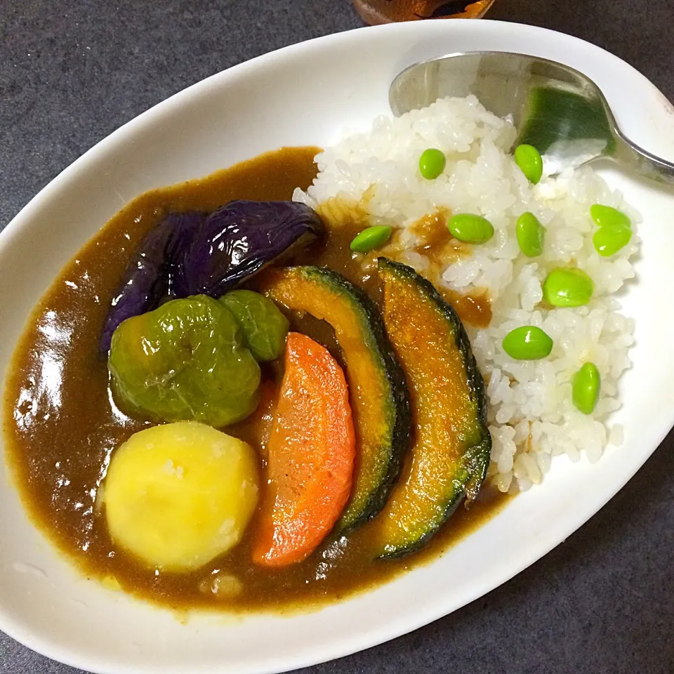 のっけ夏野菜カレー🍛|ばん。さん