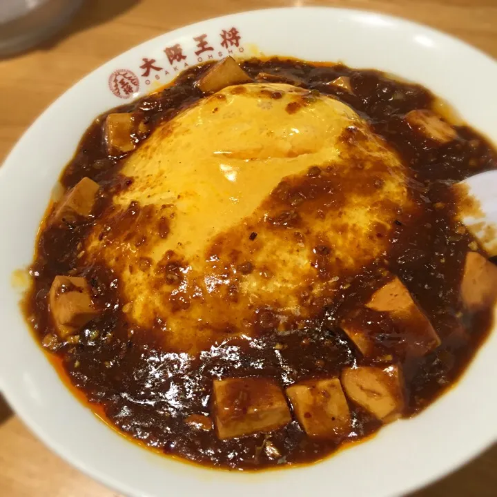 Snapdishの料理写真:大好きなふわとろ天津飯にこれまた大好きな麻婆豆腐が✨|NanaMOさん