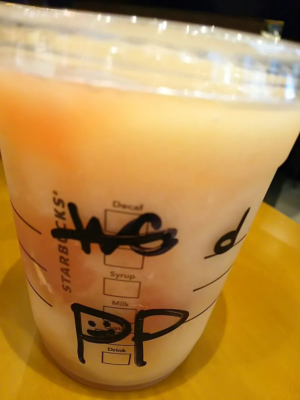 STARBUCKS Peach in Peach without cream|Kakaoさん