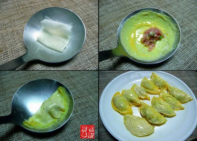 蛋饺。。。egg dumplings|steven z.y.さん