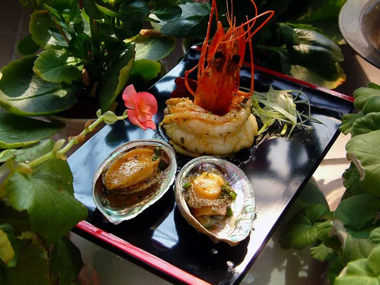 鲍鱼明虾。。。abalone and prawn|steven z.y.さん