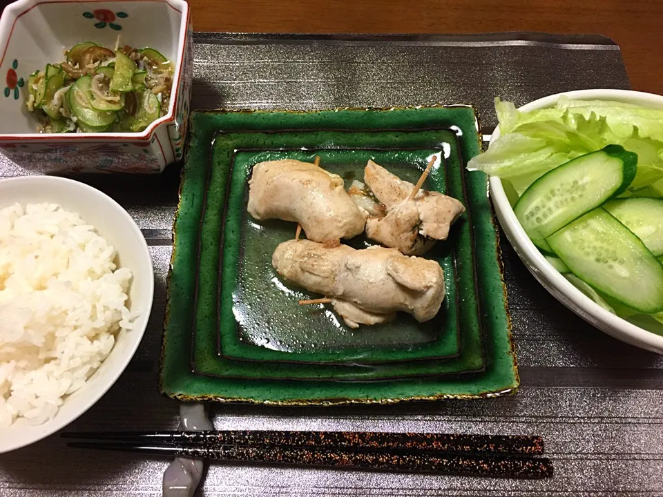 鶏むね肉の梅しそ蒸し|愛ペガさん