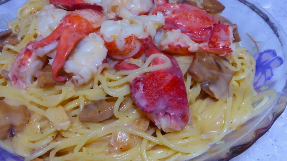 spaghetti with lobster|steven z.y.さん