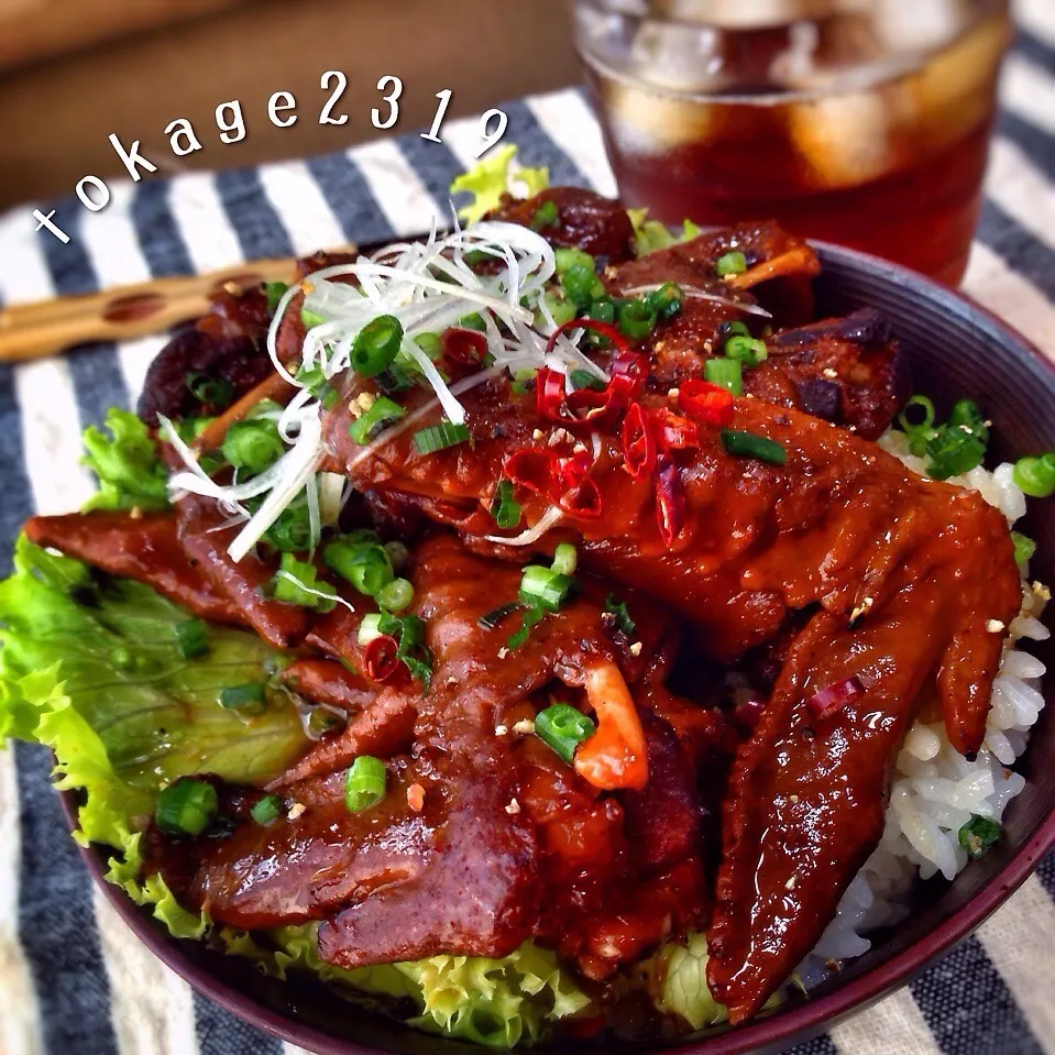 手羽煮どん|とかげ2319さん