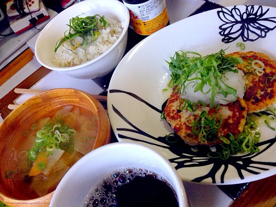 豆腐ハンバーグ定食(*^_^*)|Shinpei Yamaokaさん